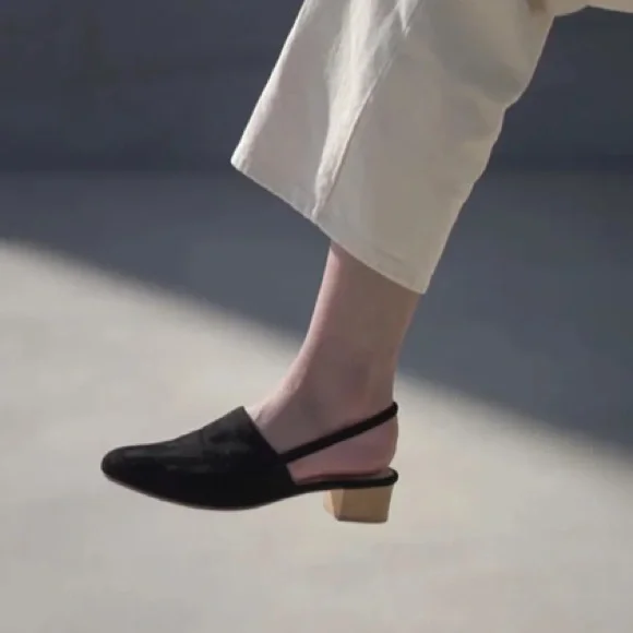 DONATED Anne Thomas | Williamsburg Slingback Mule 37 - Picture 3 of 16